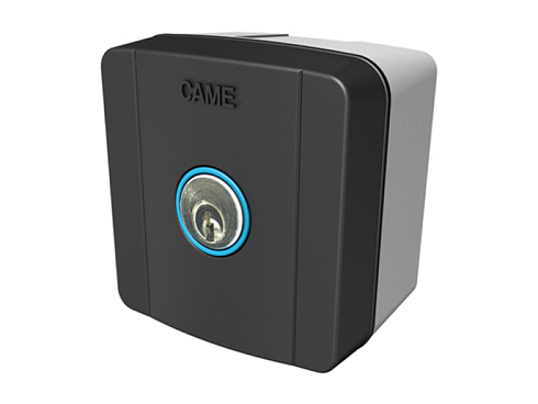 Купить ключ-выключатель накладной CAME SELC1FDG с синей подсветкой с доставкой и установкой в Каменске-Шахтинском