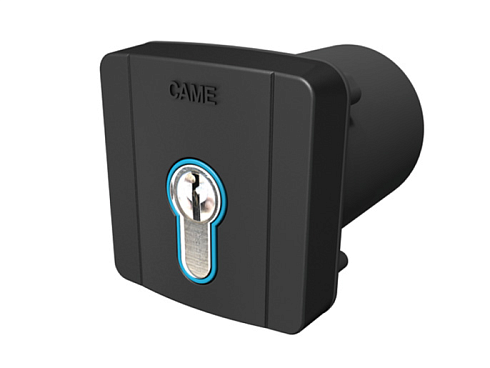 Купить Встраиваемый ключ-выключатель CAME SELD2FDG с цилиндром замка DIN и синей подсветко с доставкой и установкой в Каменске-Шахтинском