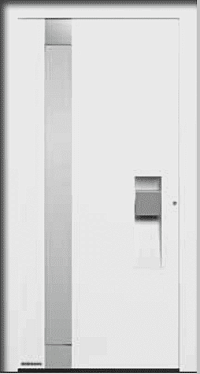 Двери входные алюминиевые ThermoCarbon Hormann - Мотив 306 в Каменске-Шахтинском